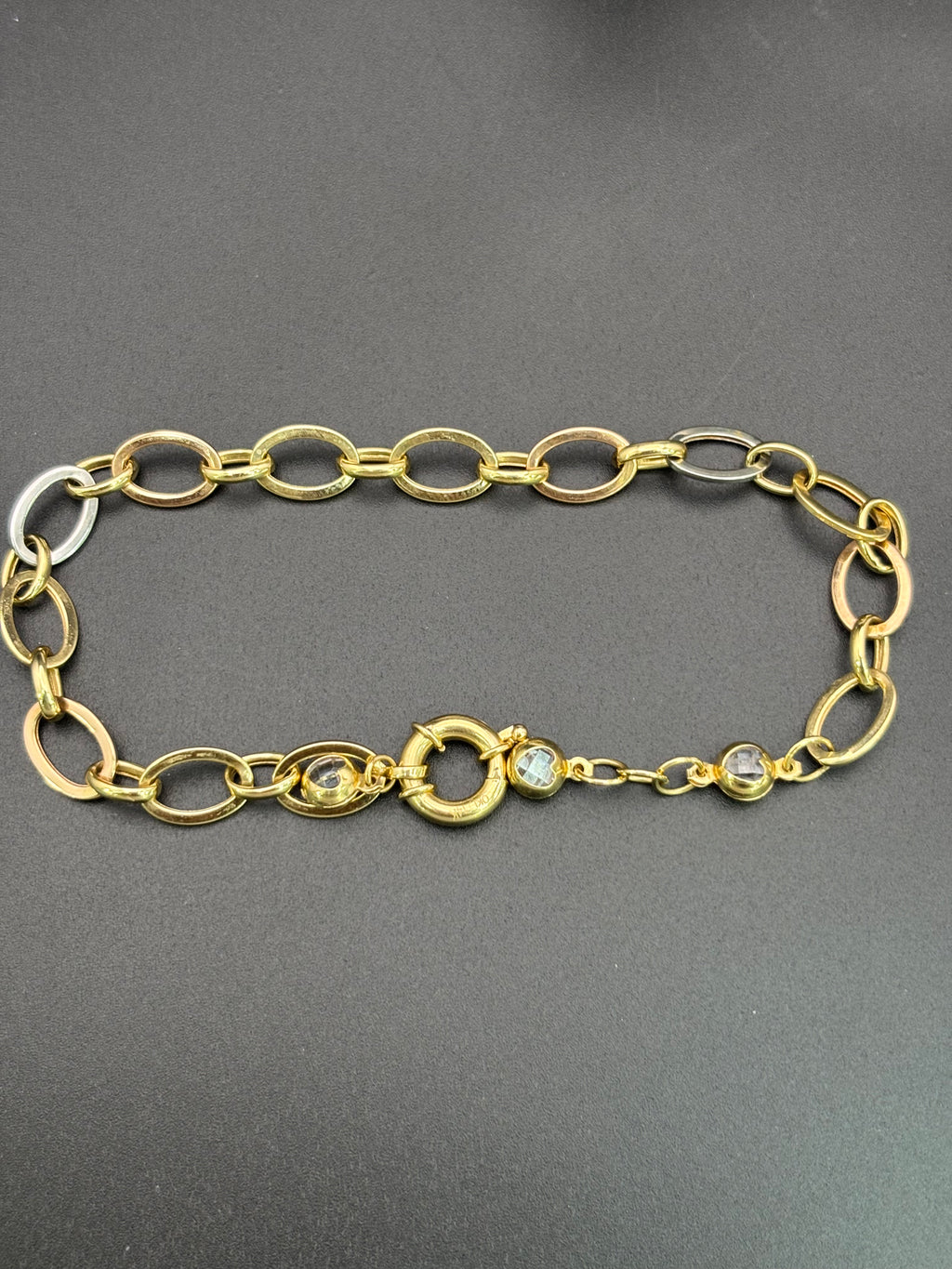 14k Solid Gold Bracelet Link Chain