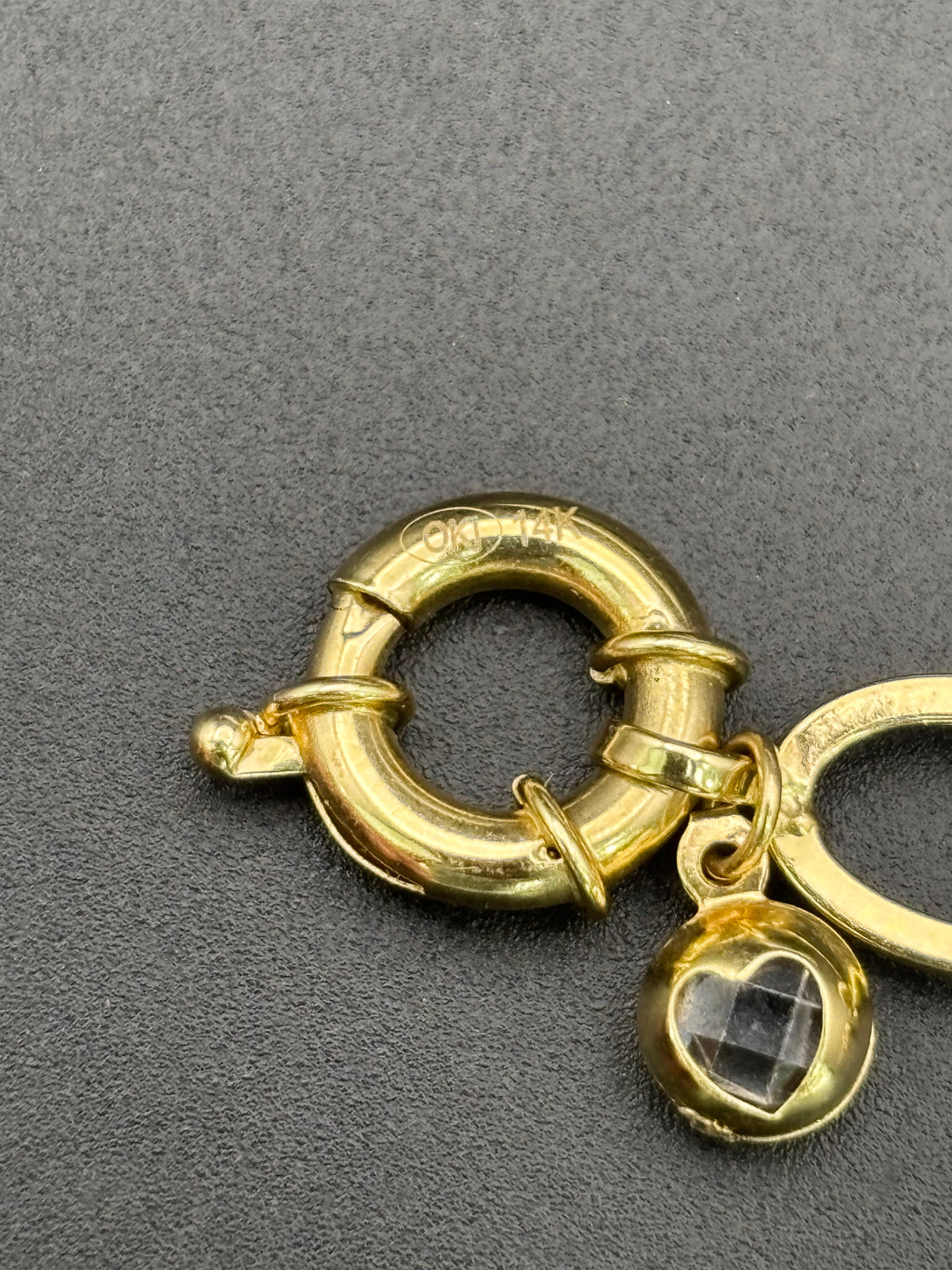 14k Solid Gold Bracelet Link Chain