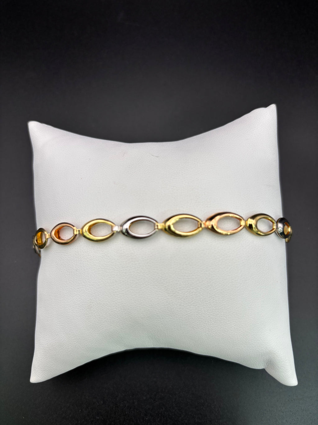 14k Solid Gold Bracelet Link