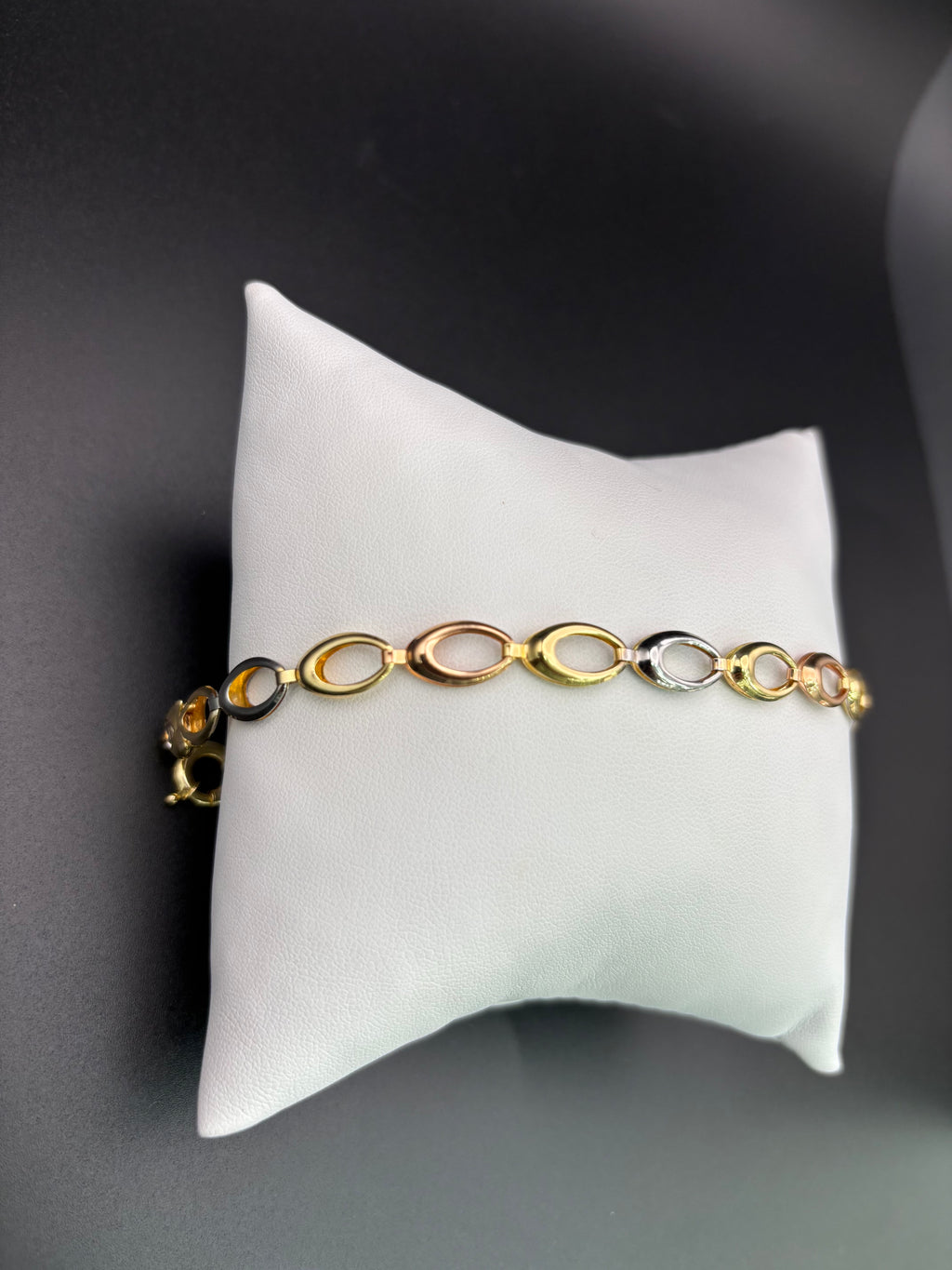 14k Solid Gold Bracelet Link