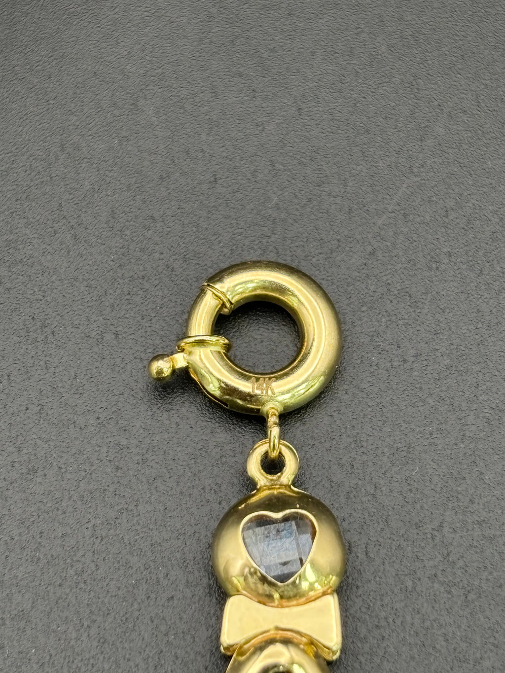 14k Solid Gold Bracelet Link