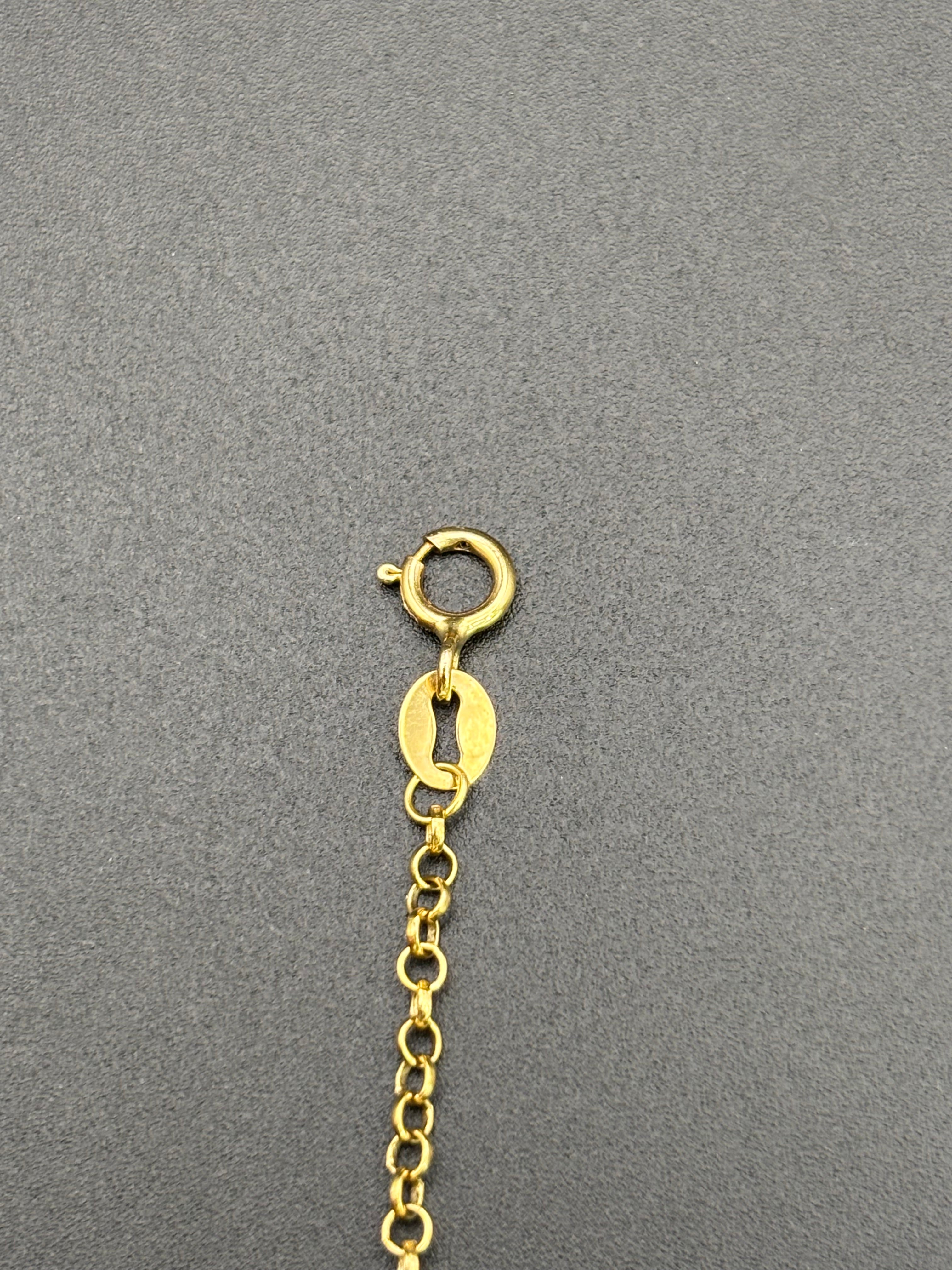 14k Solid Gold Bracelet Link Turtle Bear Key Heart