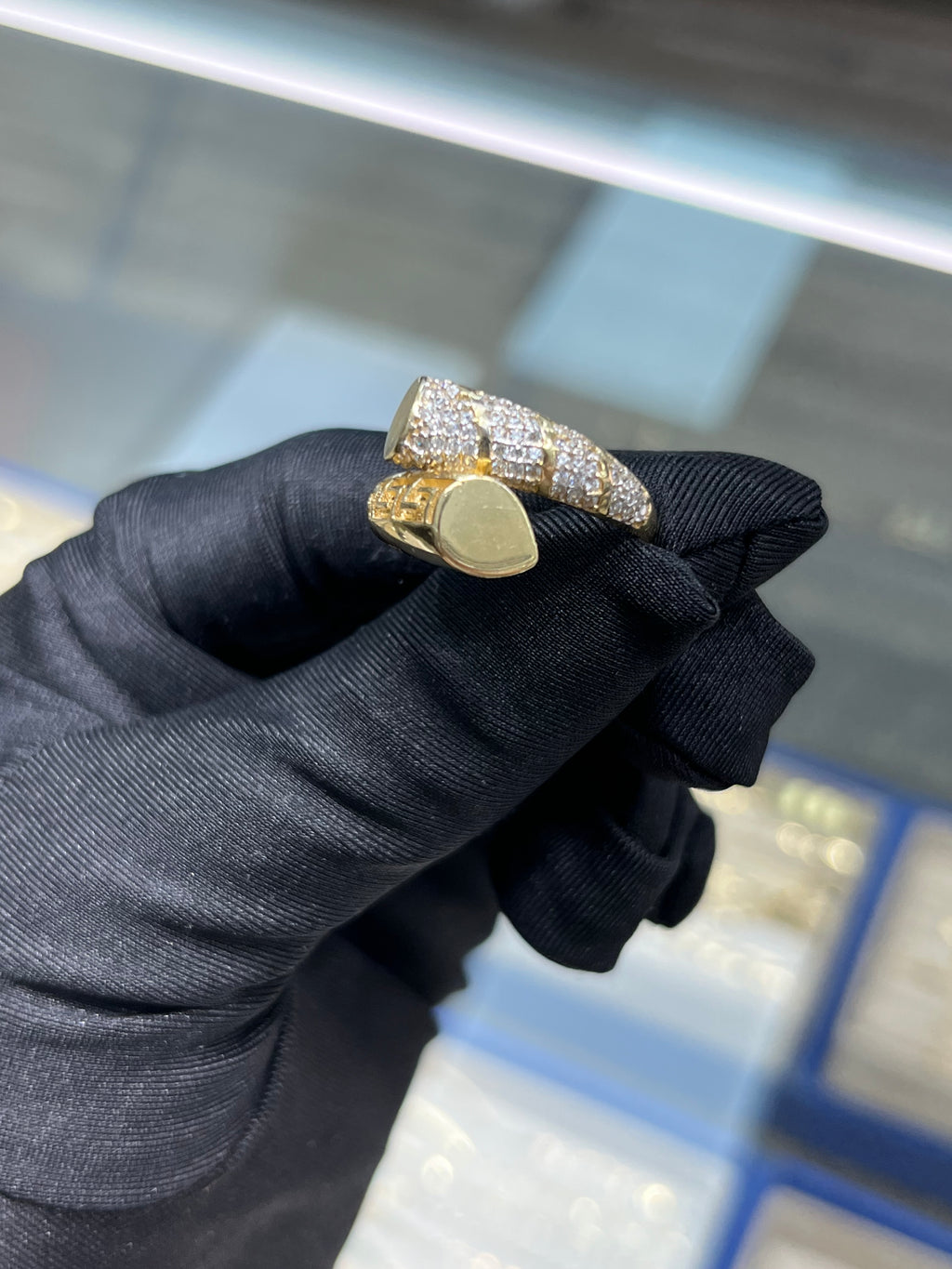14K Gold Bypass Ring