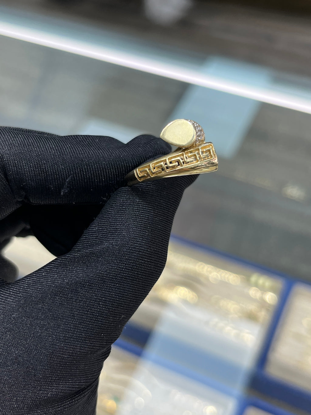 14K Gold Bypass Ring