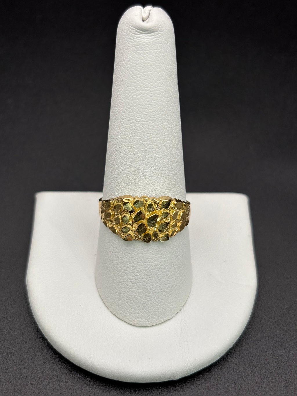 10k Solid Gold Nugget Ring