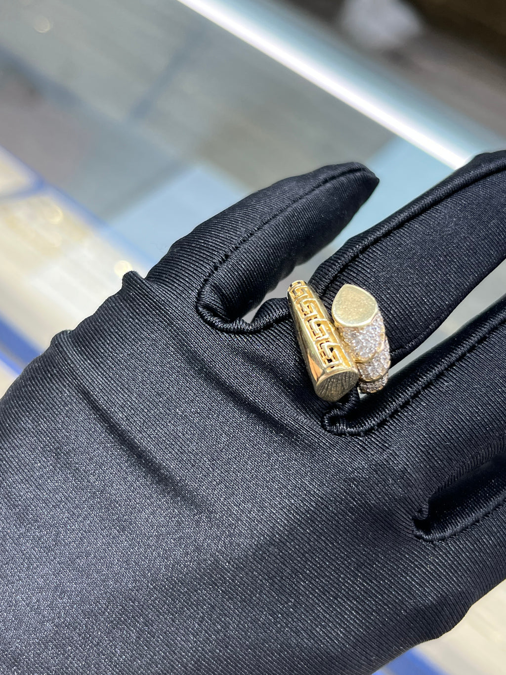 14K Gold Bypass Ring