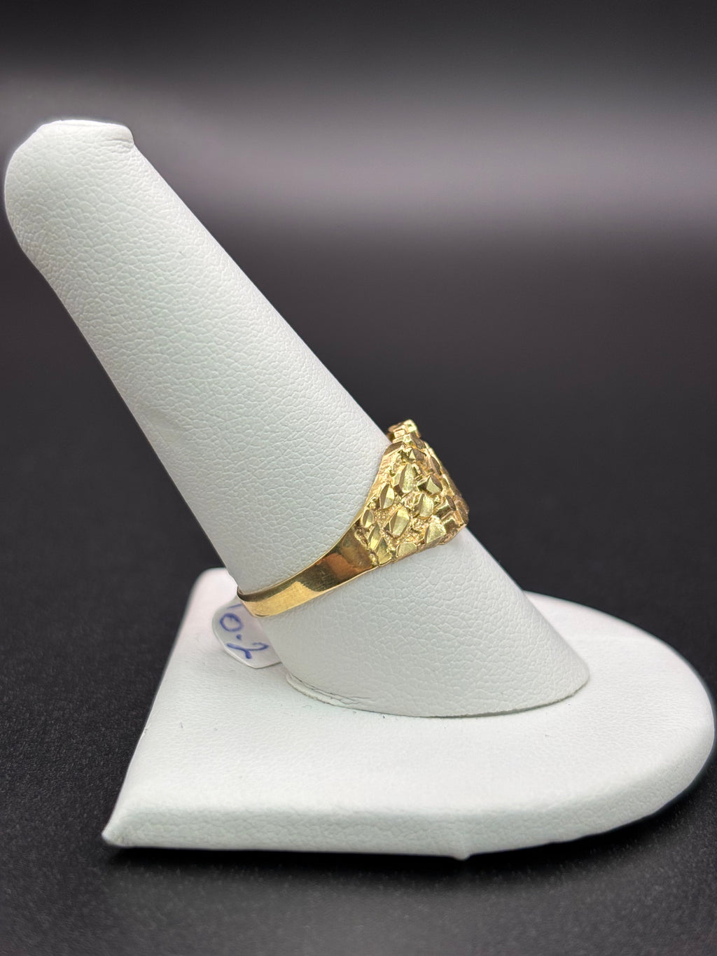 10k Solid Gold Nugget Ring