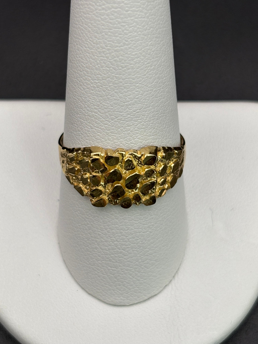 10k Solid Gold Nugget Ring