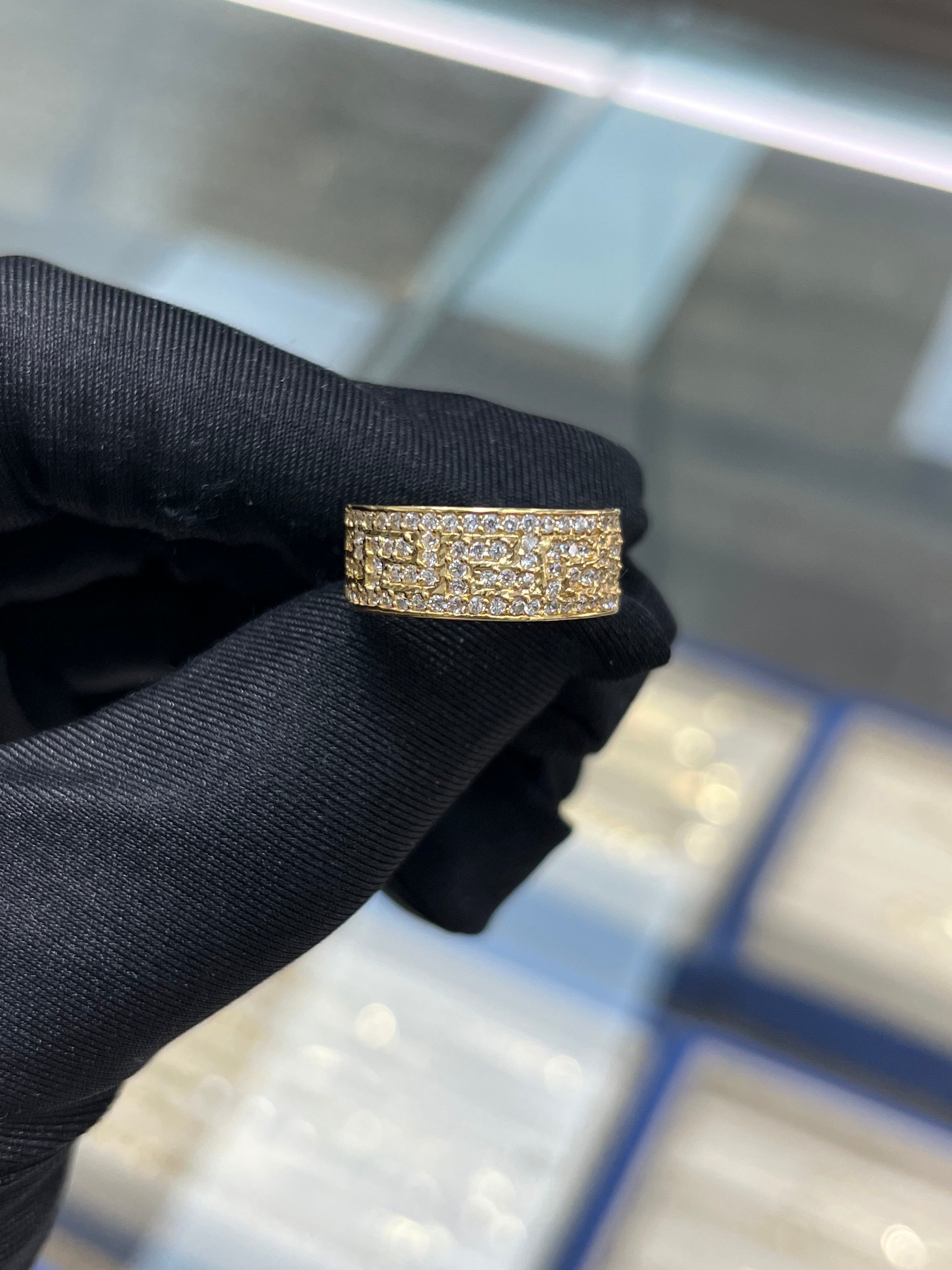 14K Gold Stoned Ring