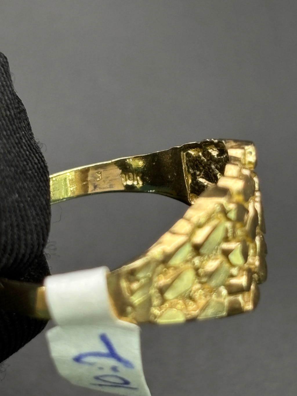 10k Solid Gold Nugget Ring