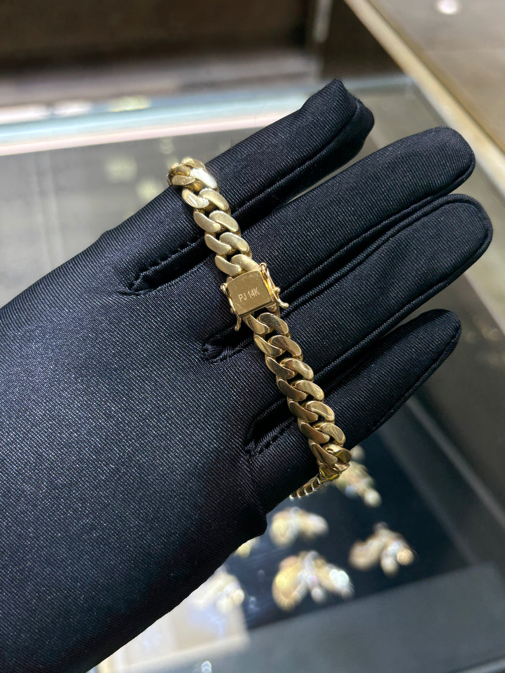 14K Gold Miami Cuban Bracelet 8MM