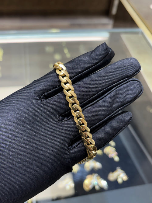14K Gold Miami Cuban Bracelet 8MM