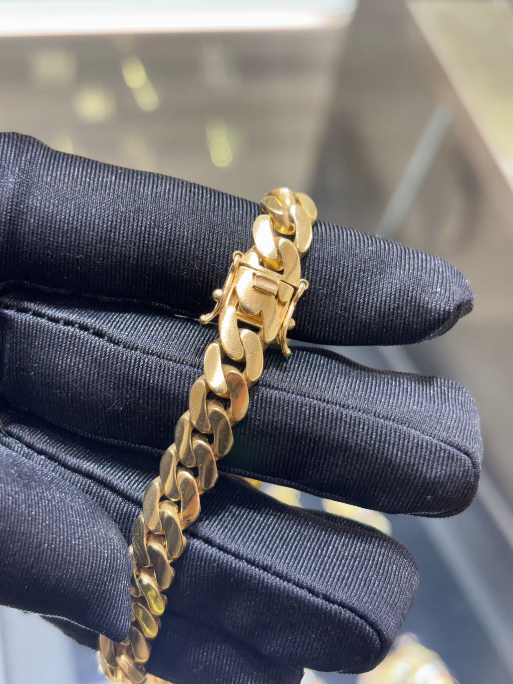 14K Gold Miami Cuban Bracelet 8MM