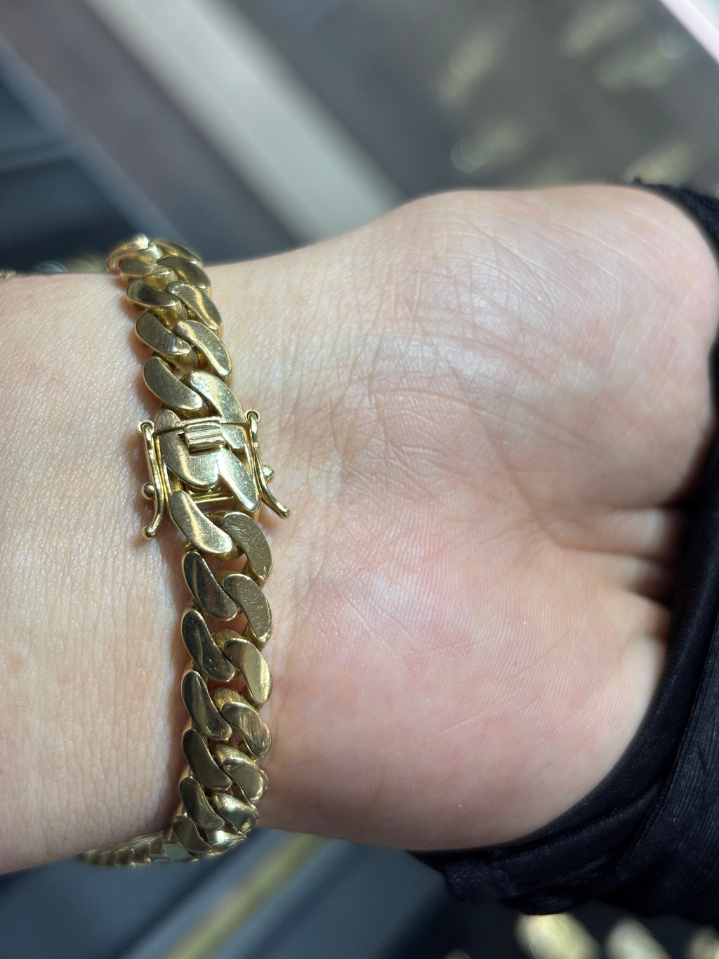 14K Gold Miami Cuban Bracelet 8MM