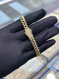 14K Cuban Link Chain Bracelet