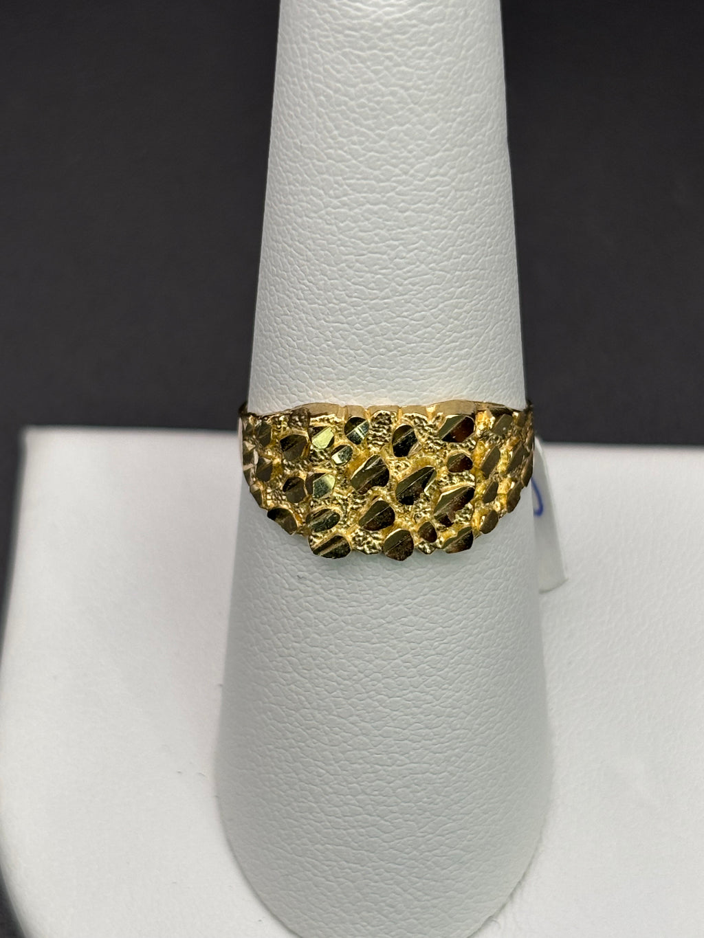 10k Solid Gold Nugget Ring