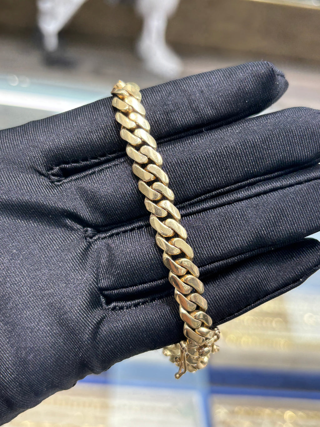 14k SOLID Gold Cuban Link Bracelet