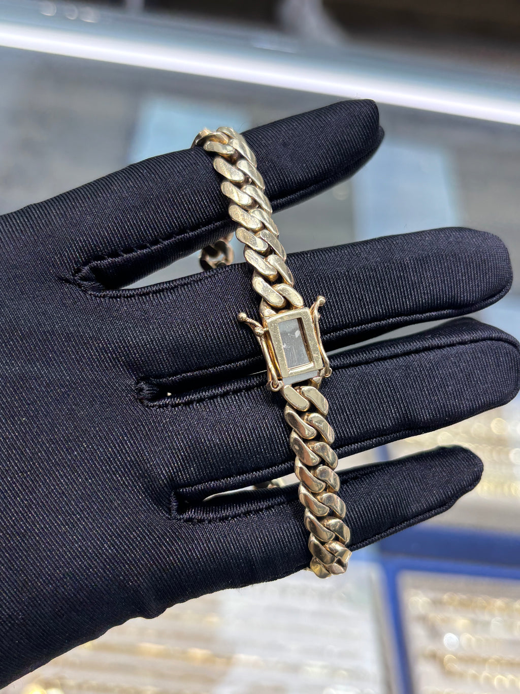 14k SOLID Gold Cuban Link Bracelet