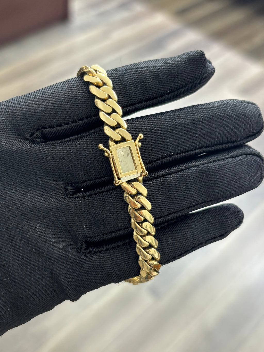 14k SOLID Gold Cuban Link Bracelet