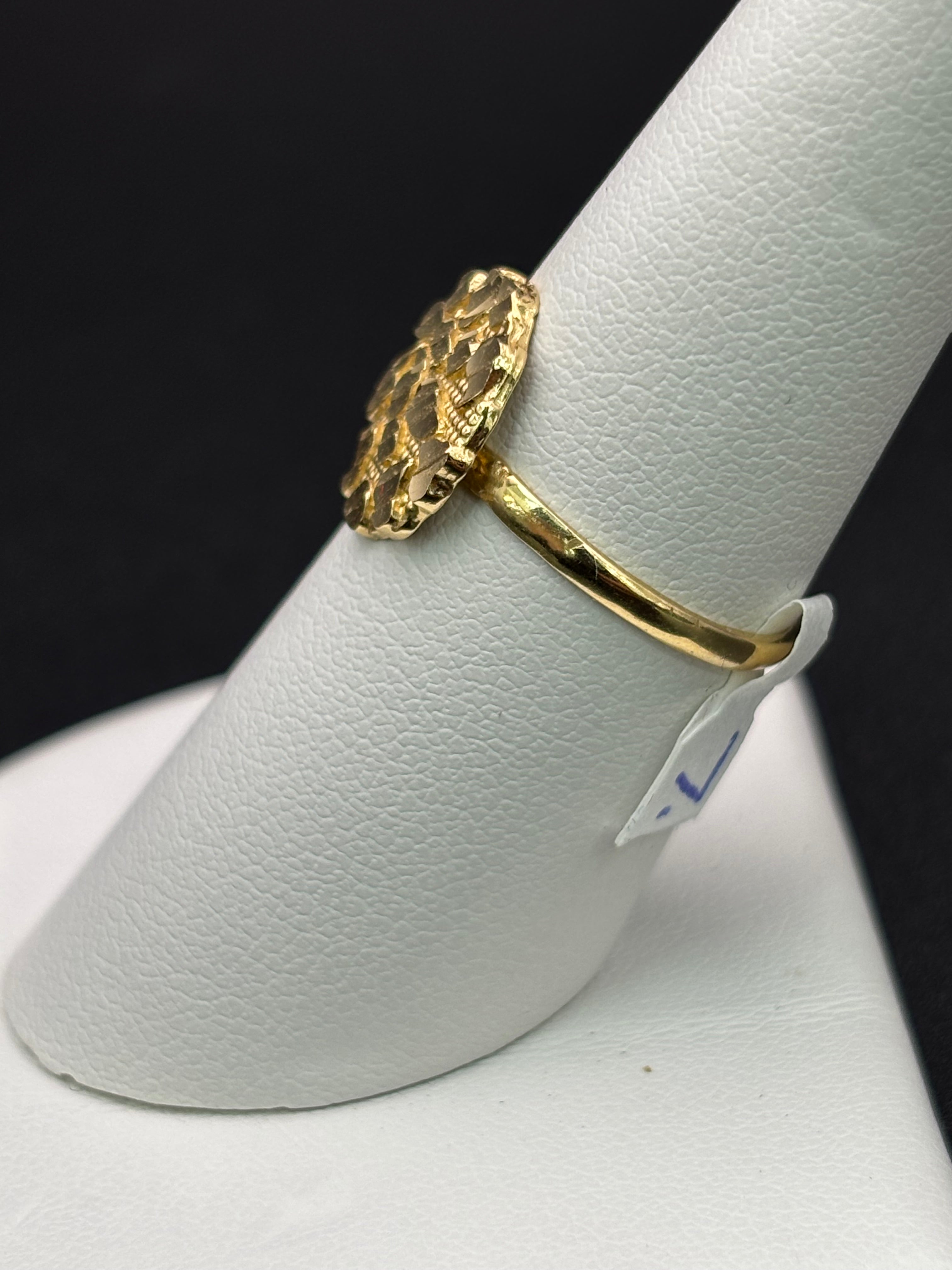 10k Solid Gold Nugget Ring