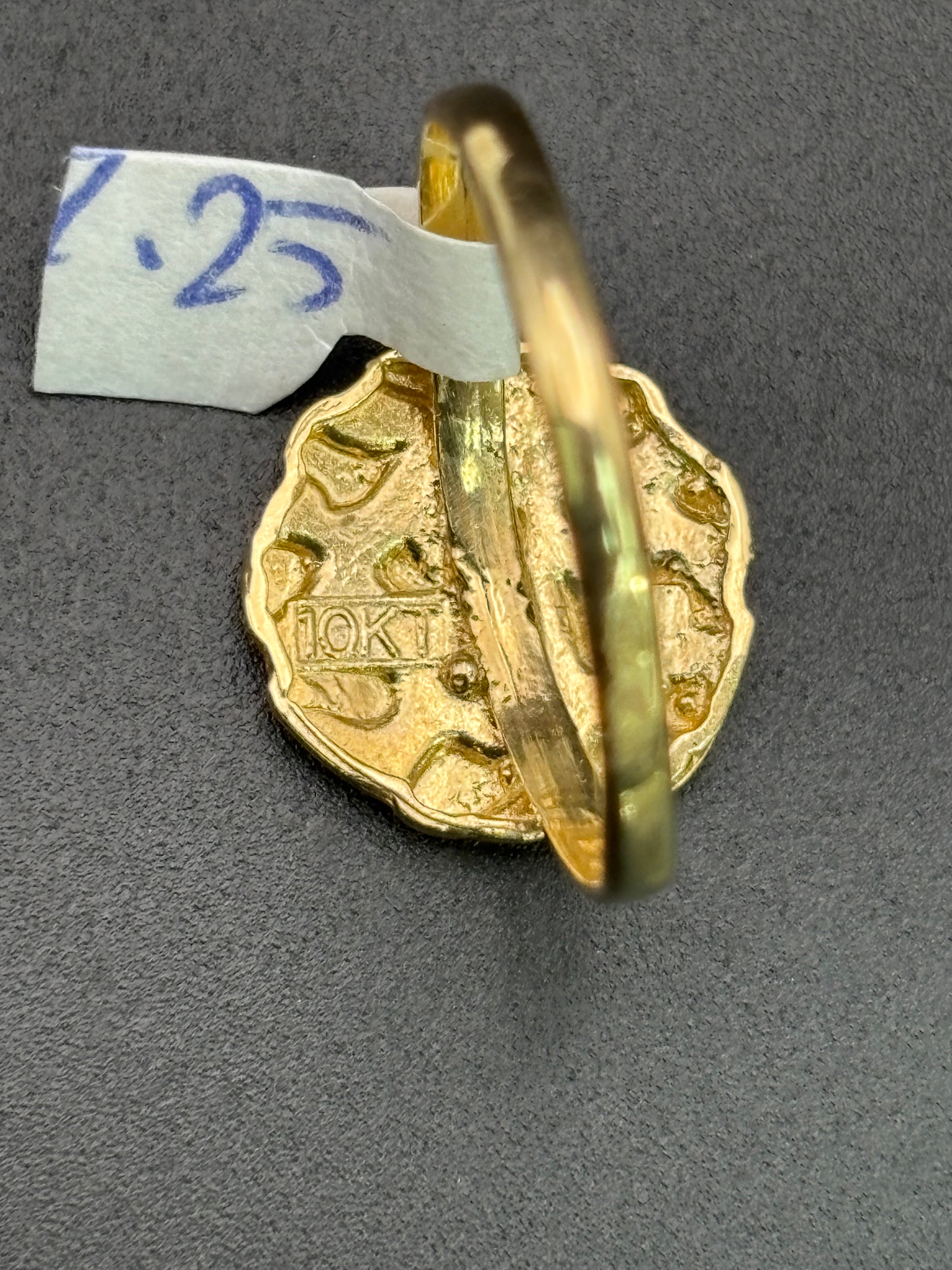 10k Solid Gold Nugget Ring