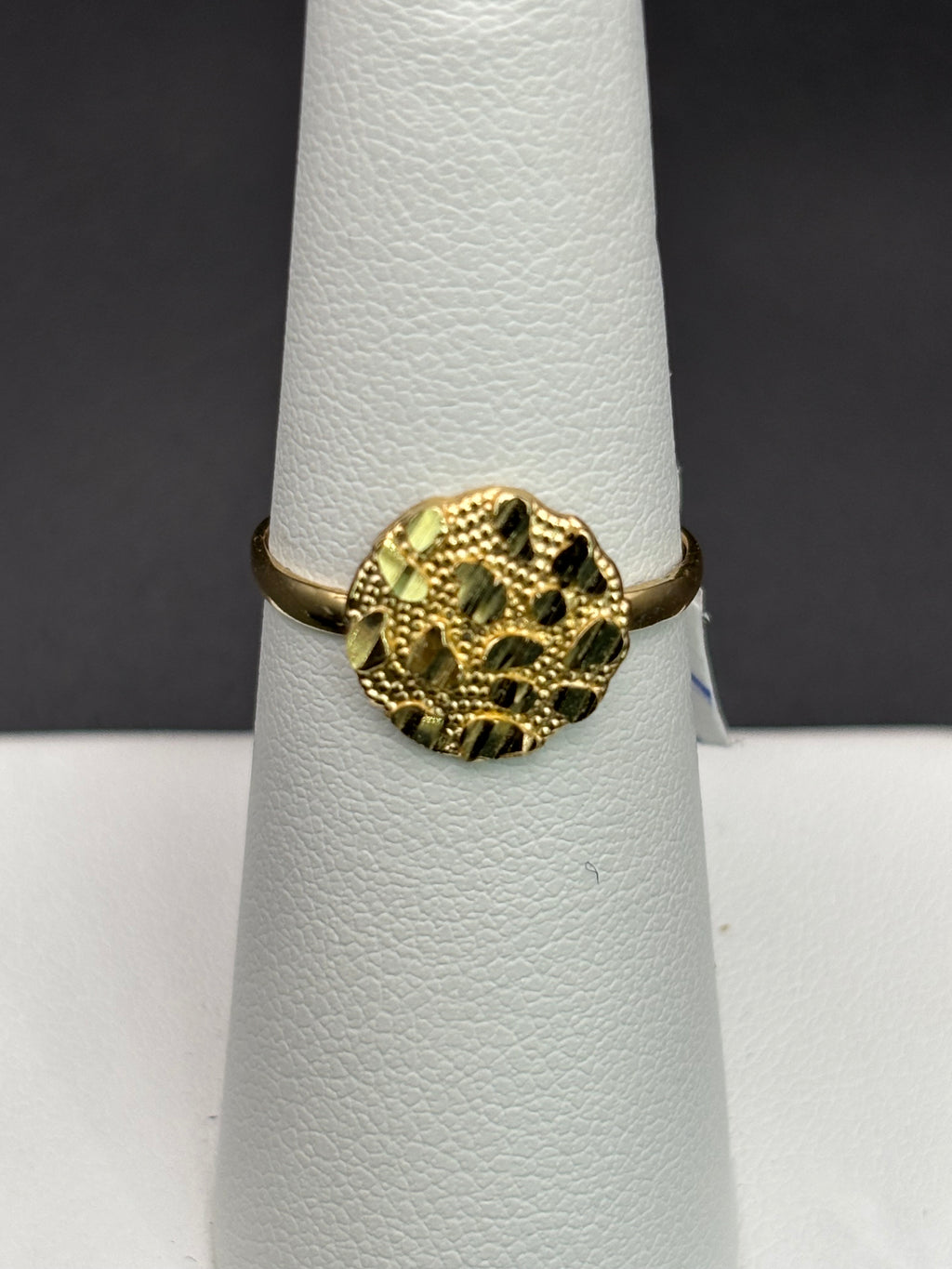 10k Solid Gold Nugget Ring