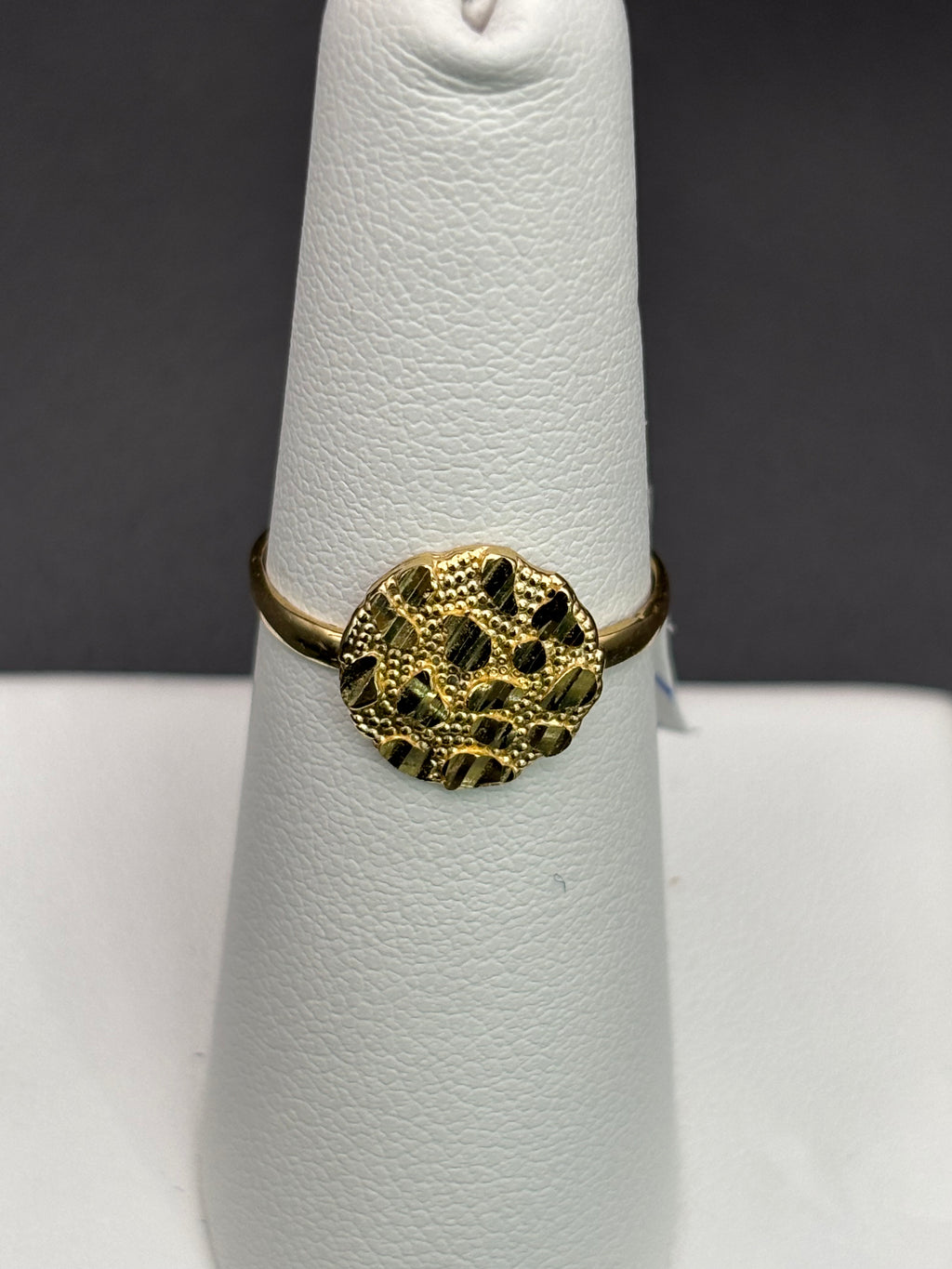 10k Solid Gold Nugget Ring