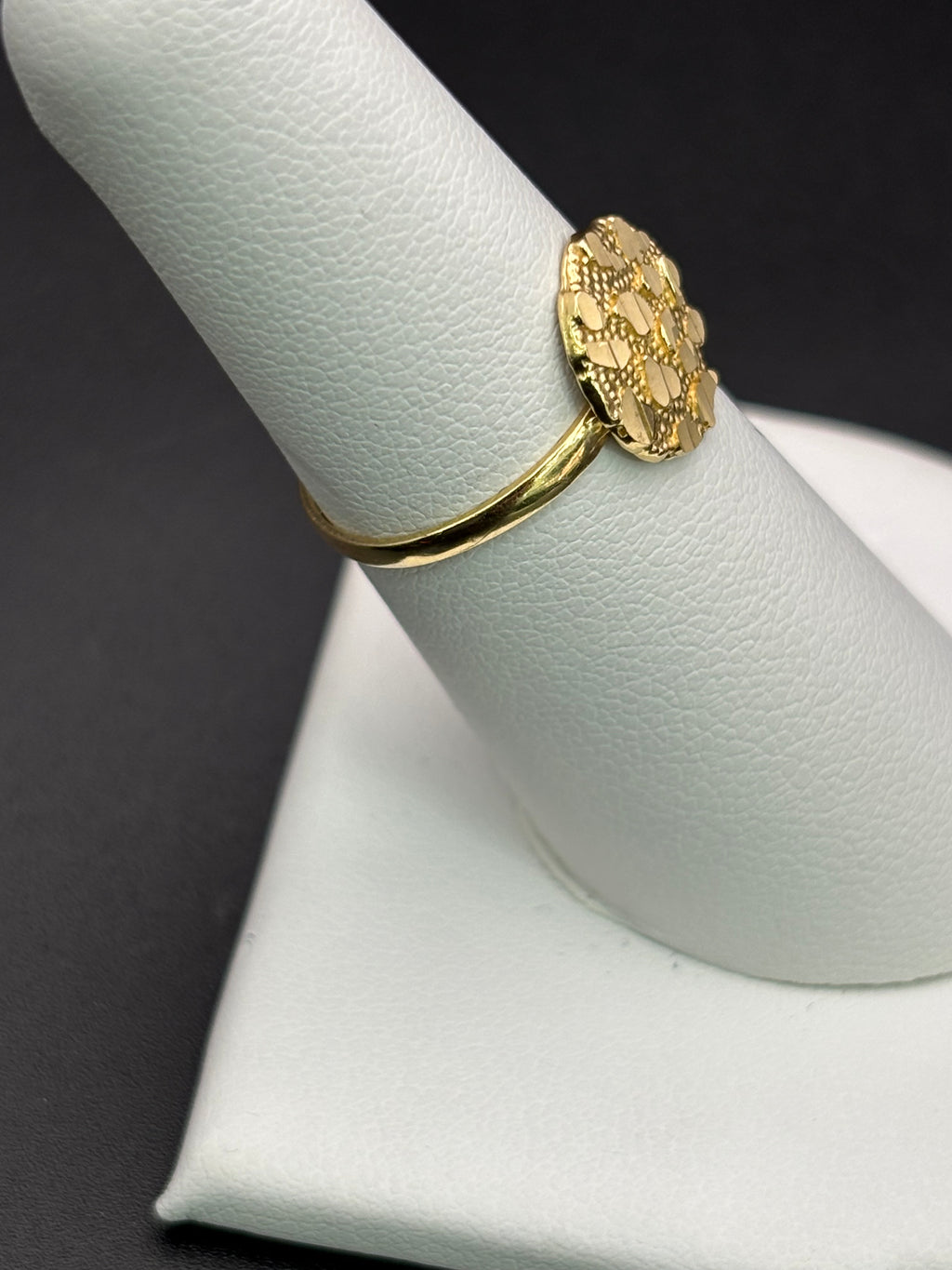 10k Solid Gold Nugget Ring
