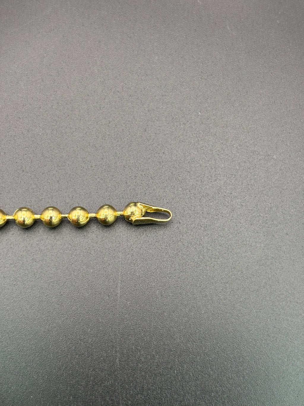 14k Solid Gold Fancy Bracelet Link Beads Balls