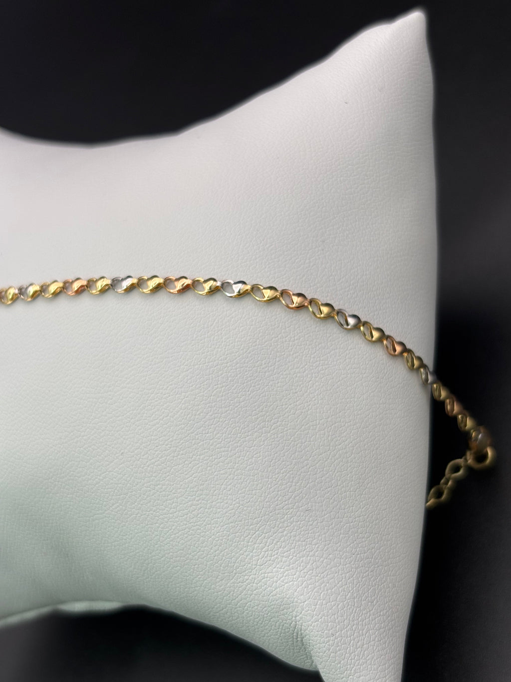 14k Solid Gold Fancy Bracelet Link Heats