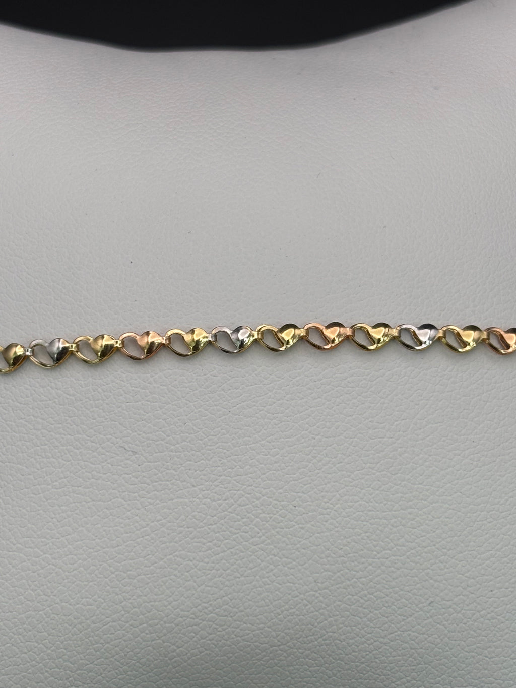 14k Solid Gold Fancy Bracelet Link Heats