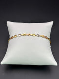 14k Solid Gold Fancy Bracelet Link