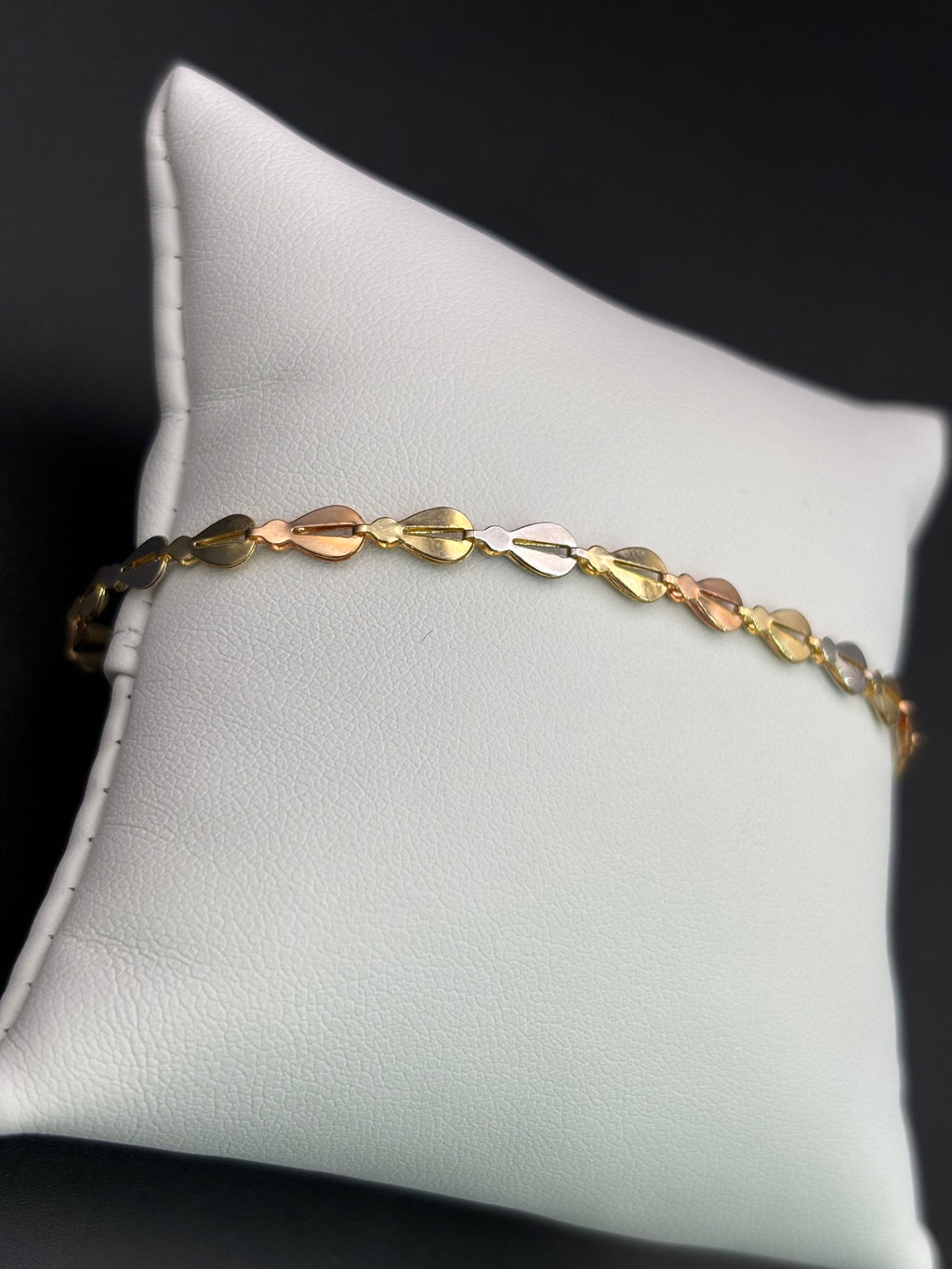 14k Solid Gold Fancy Bracelet Link
