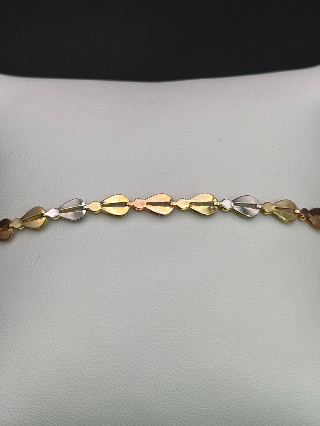 14k Solid Gold Fancy Bracelet Link