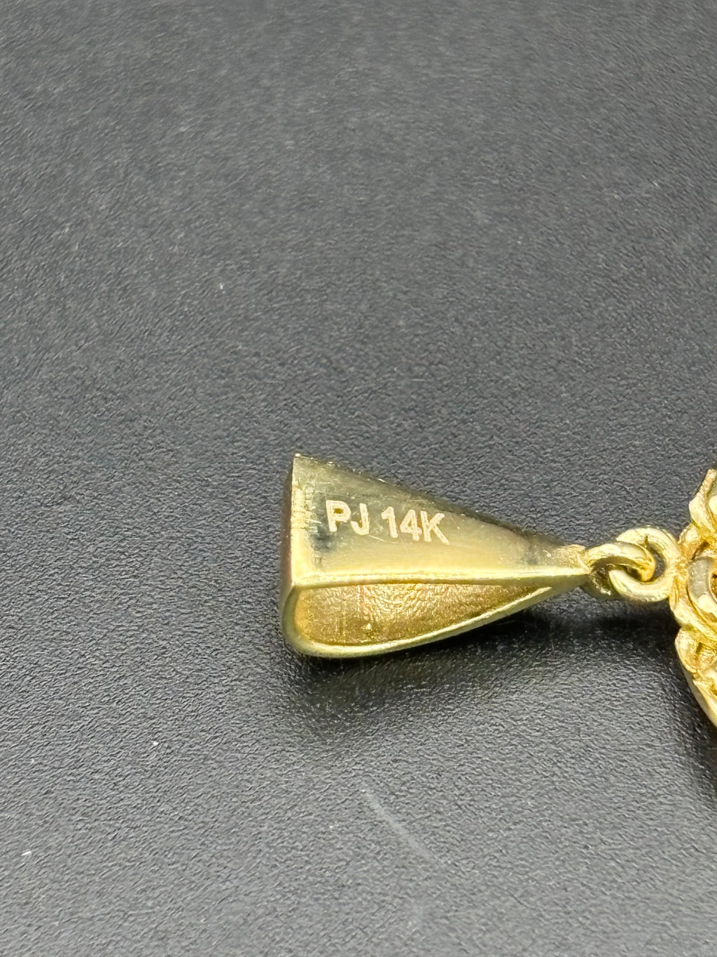 14k Solid Gold Centenario Pendant
