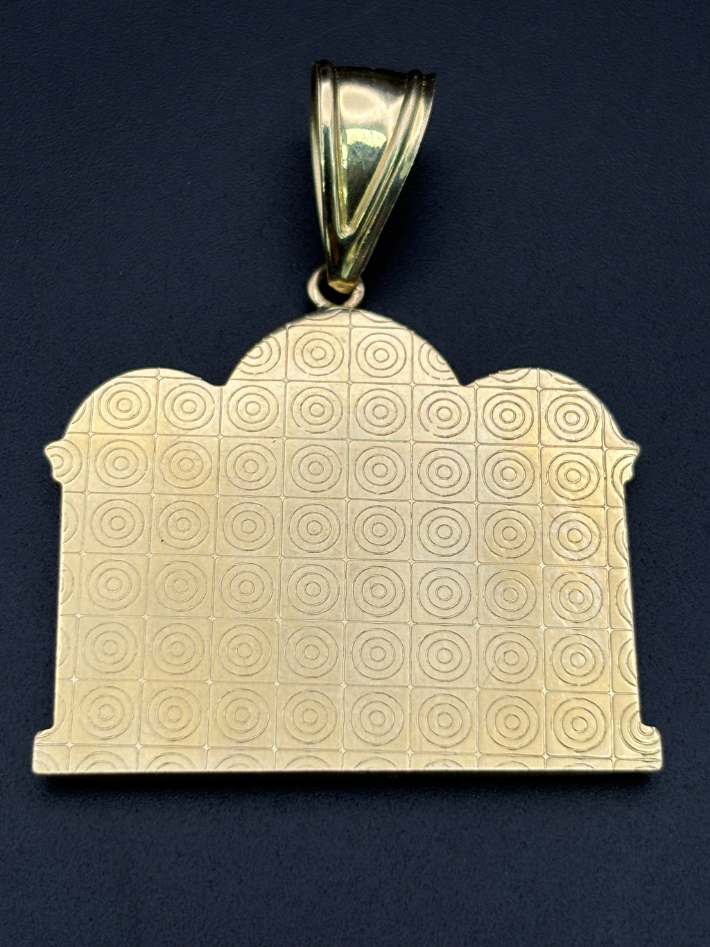 14k Solid Gold Pendant Last Supper Jesus