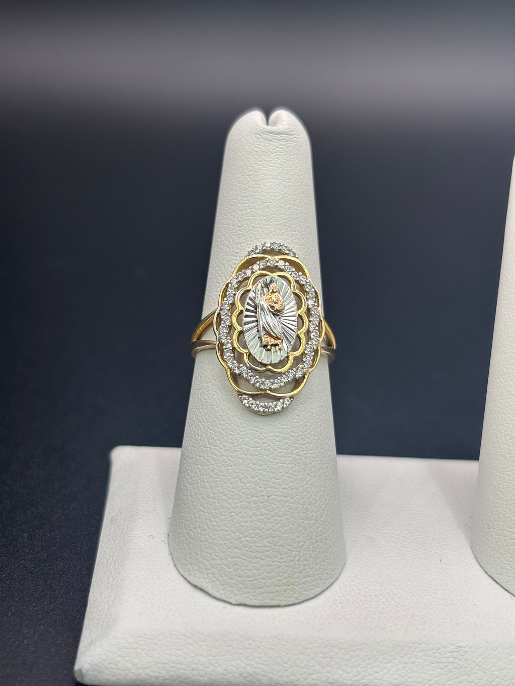 14k Solid Fine Italian Gold Ring San Judas