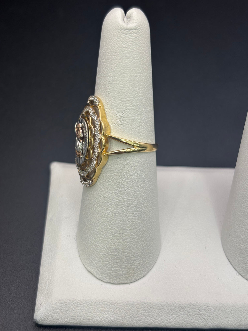 14k Solid Fine Italian Gold Ring San Judas