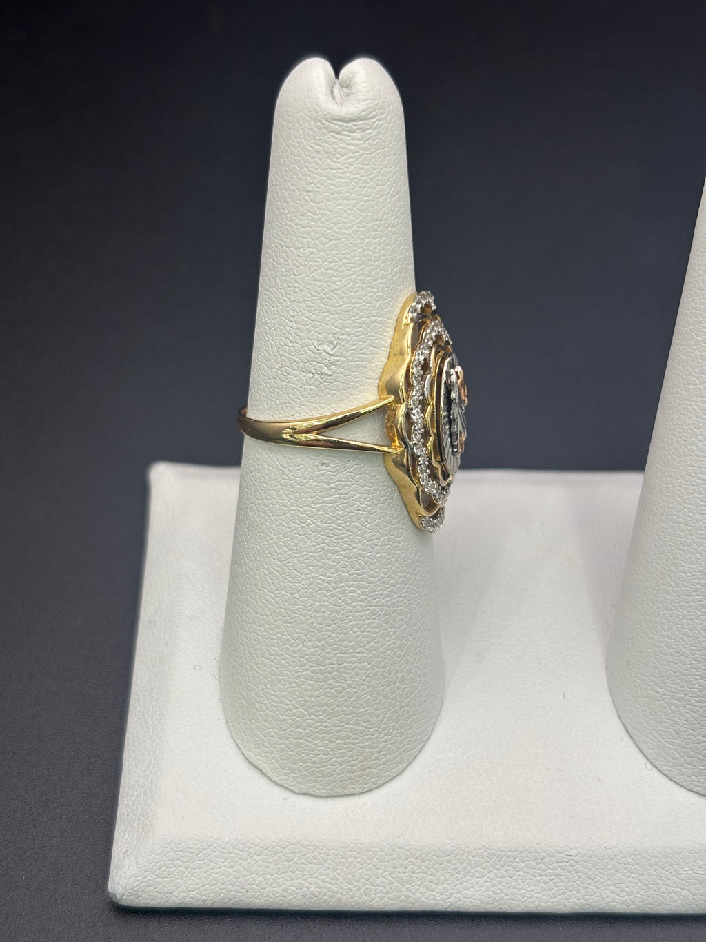 14k Solid Fine Italian Gold Ring San Judas