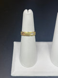14k Solid Fine Italian Gold Wedding Ring
