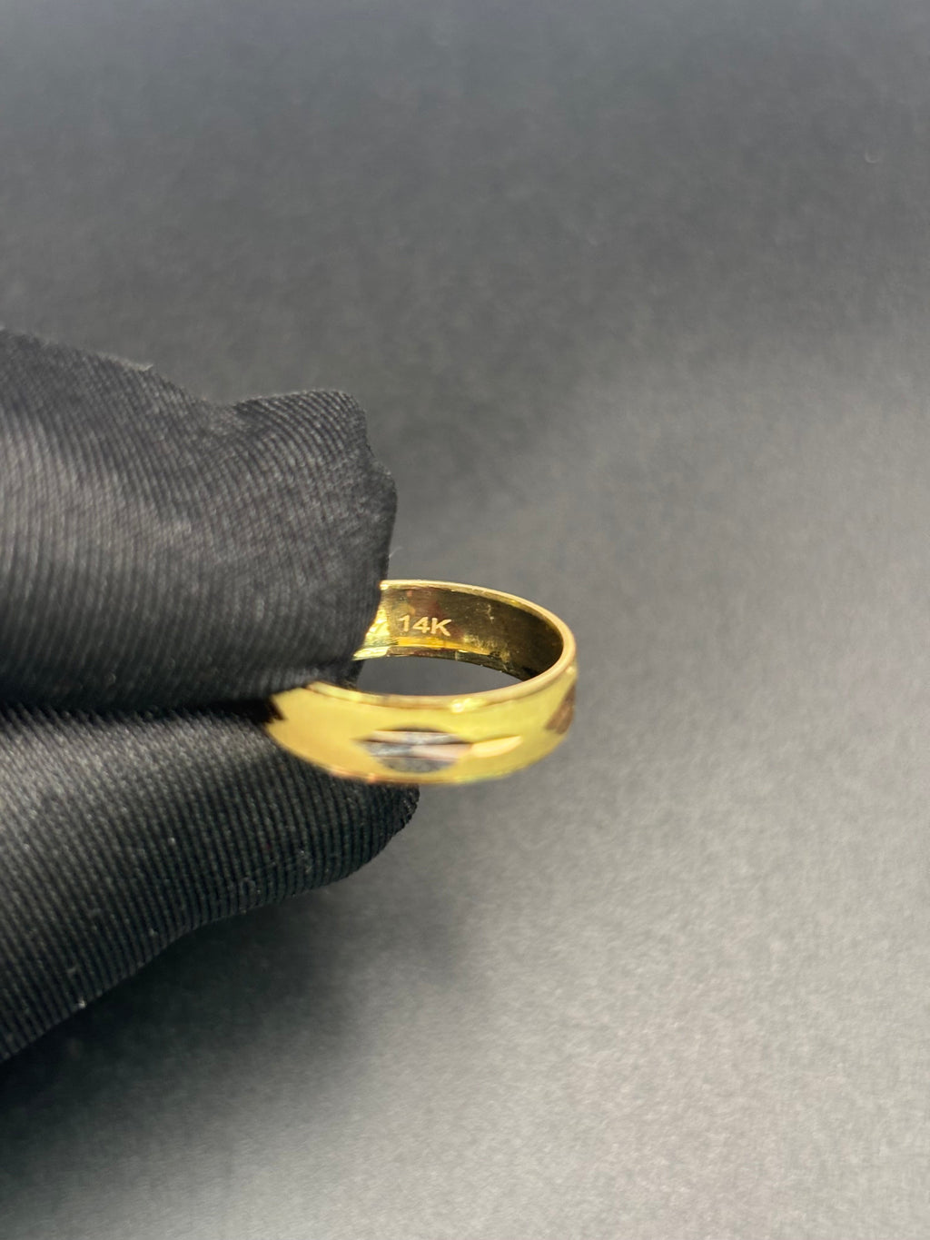 14k Solid Fine Italian Gold Wedding Ring