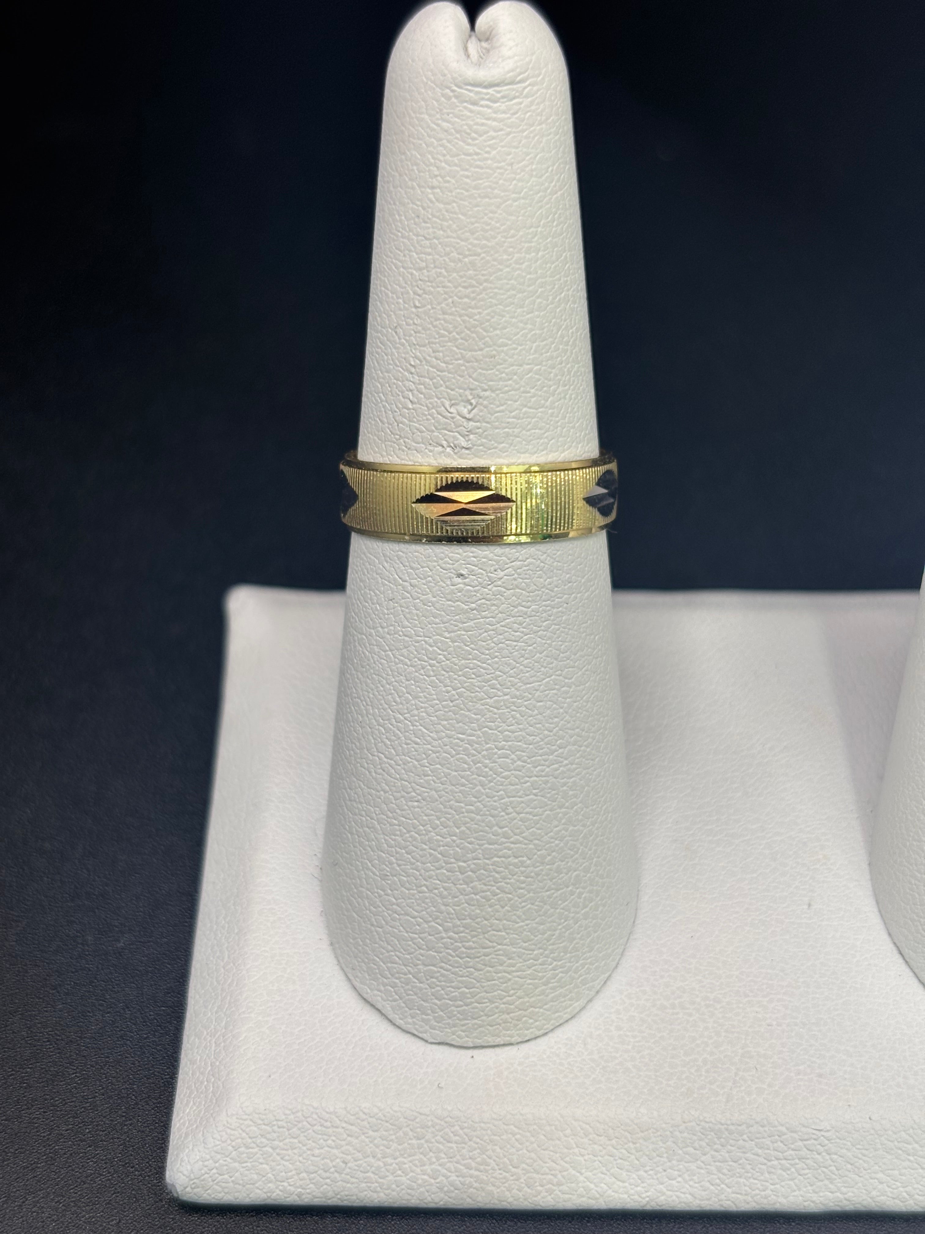14k Solid Fine Italian Gold Wedding Ring