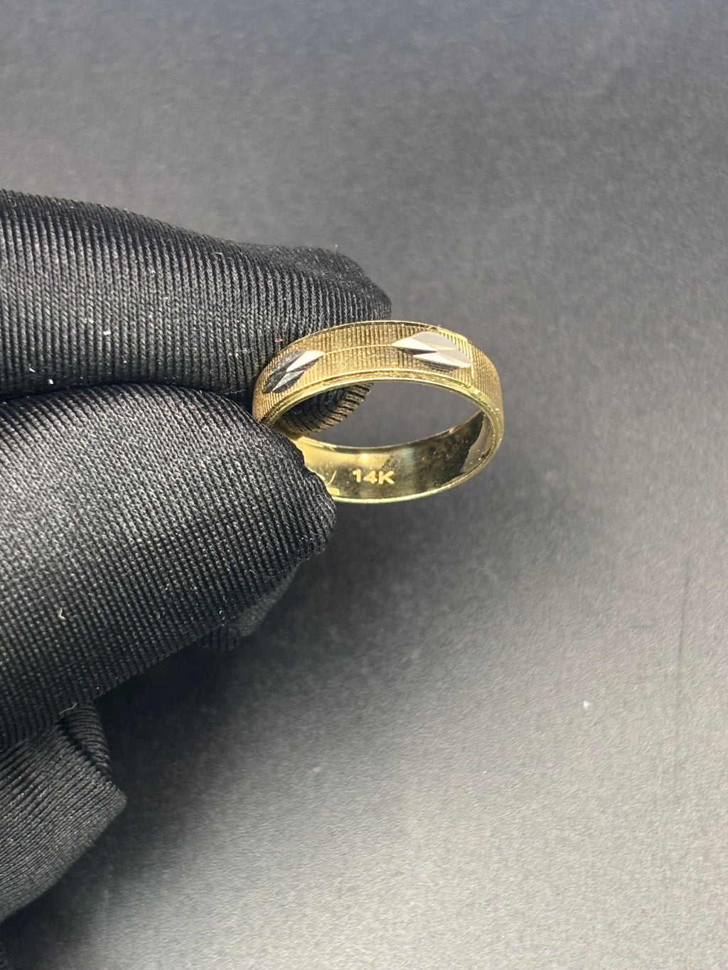 14k Solid Fine Italian Gold Wedding Ring