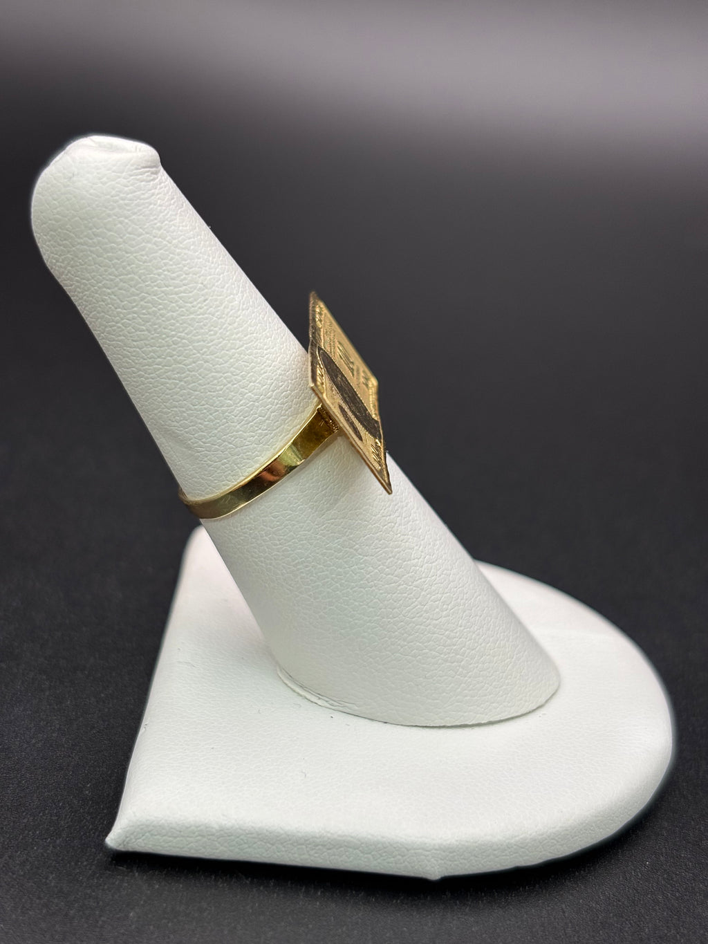 10k Solid Gold Ring 100 Dollar Bill