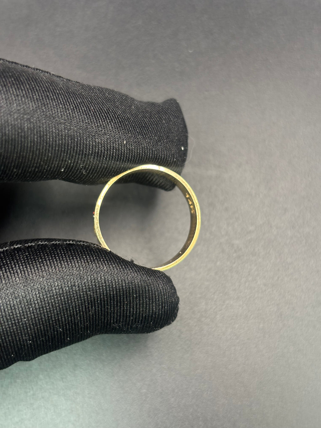 14k Solid Fine Italian Gold Wedding Ring