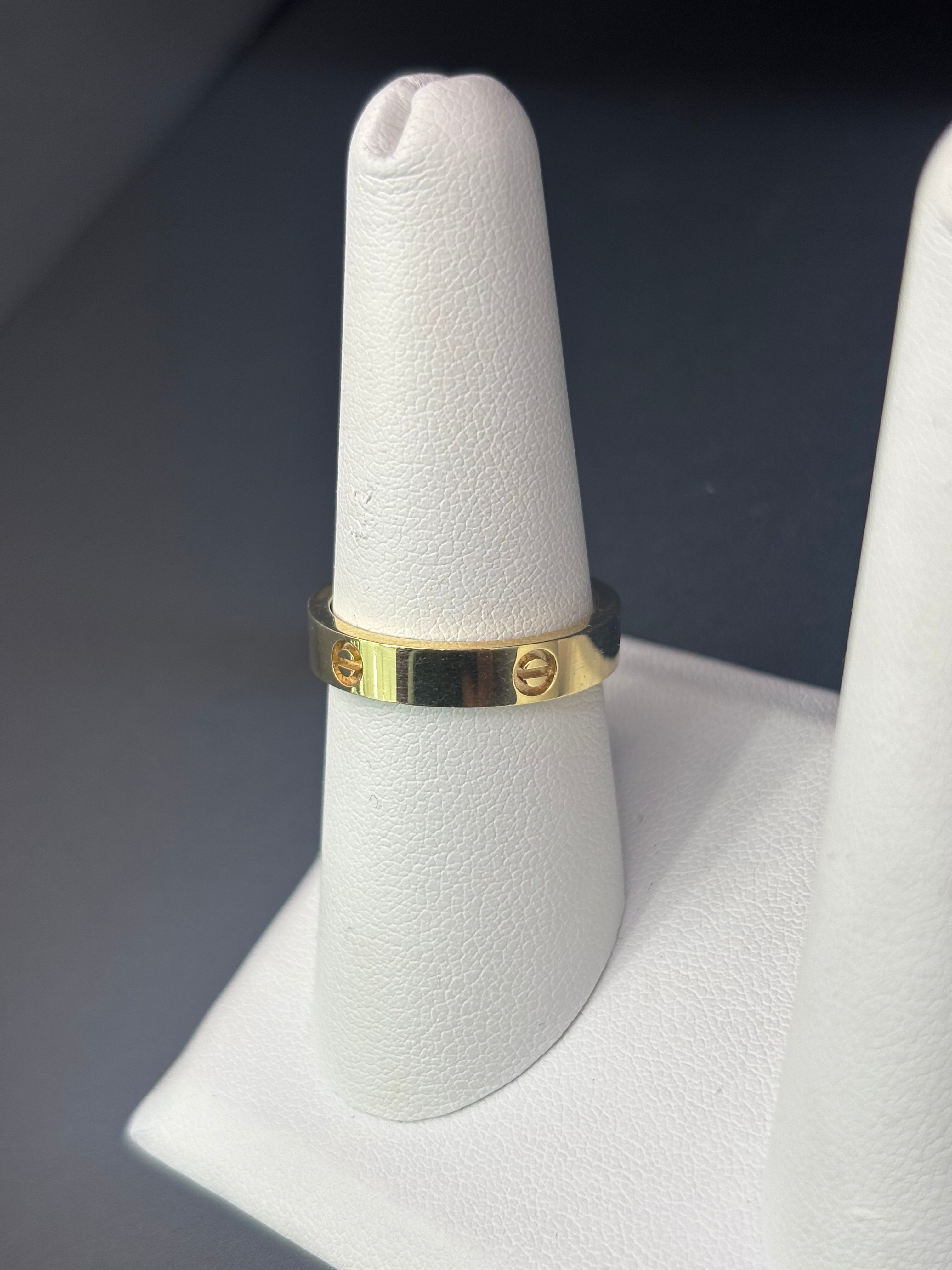 14k Solid Fine Italian Gold Wedding Ring