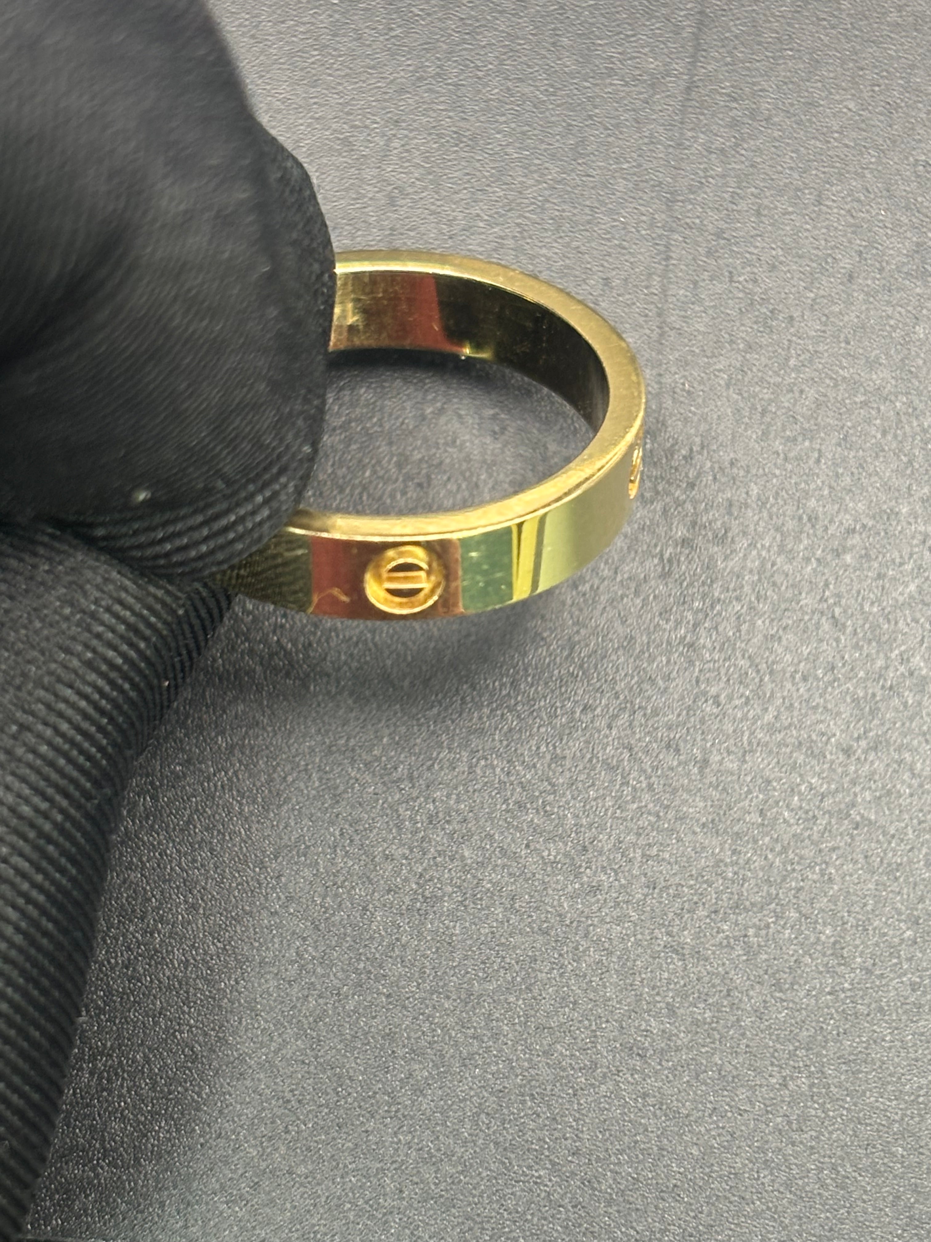 14k Solid Fine Italian Gold Wedding Ring