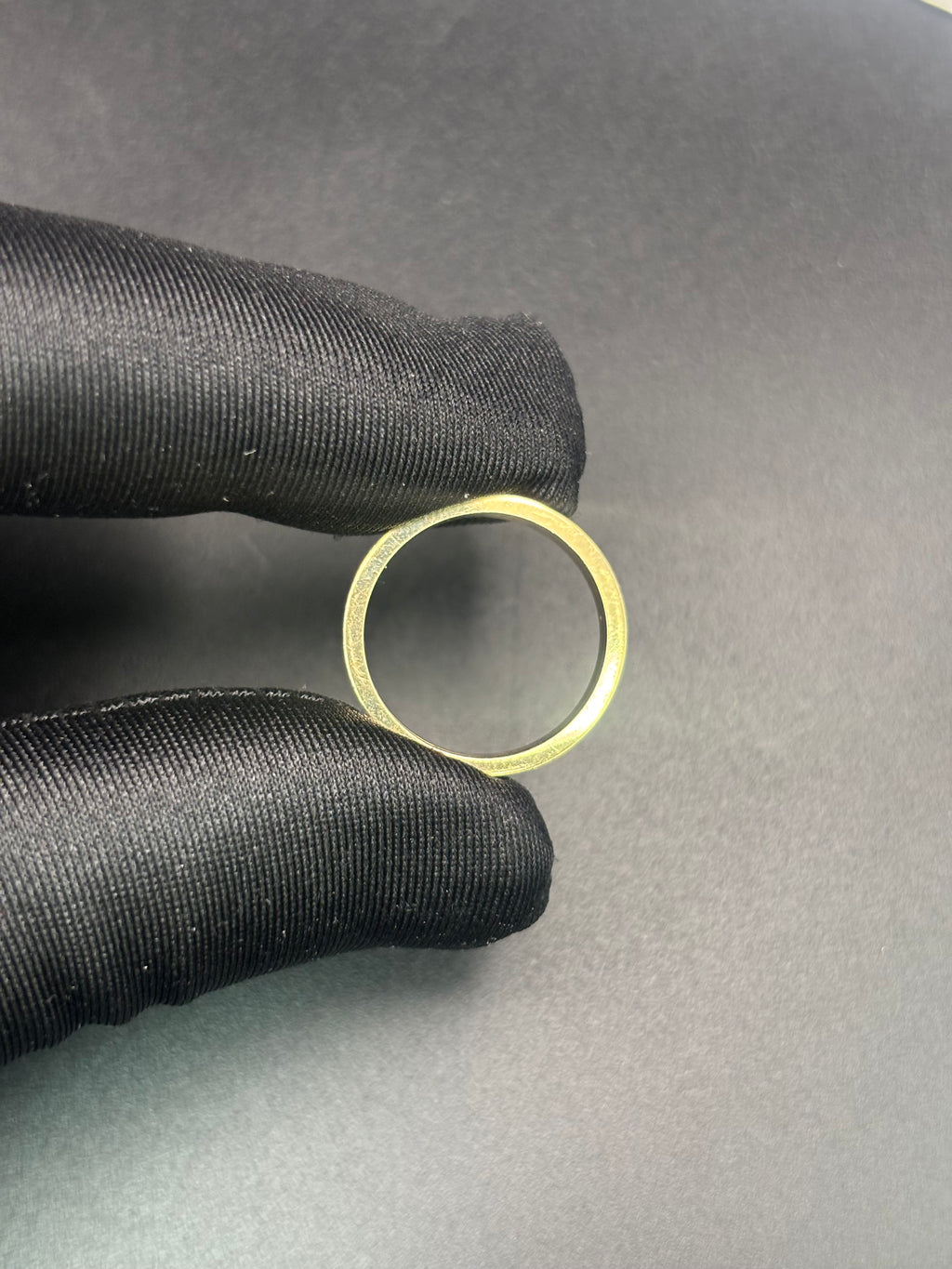 14k Solid Fine Italian Gold Wedding Ring