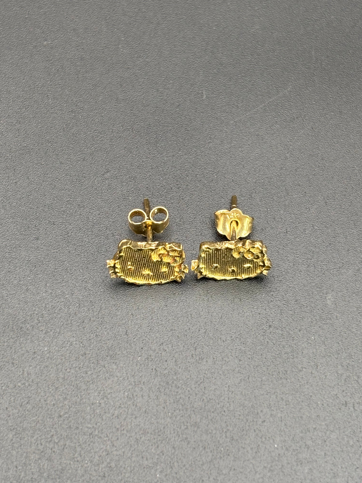 14k Solid Gold Hello Kitty Earrings