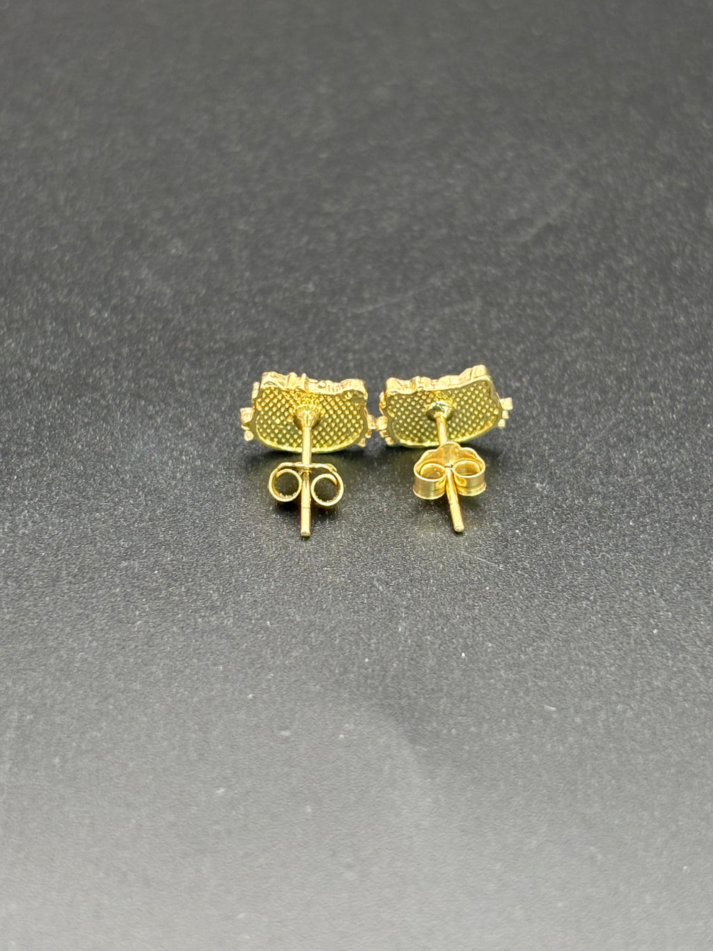 14k Solid Gold Hello Kitty Earrings